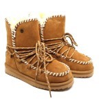 Warmbat laarsje cognac wol  WATURRA WTR321325